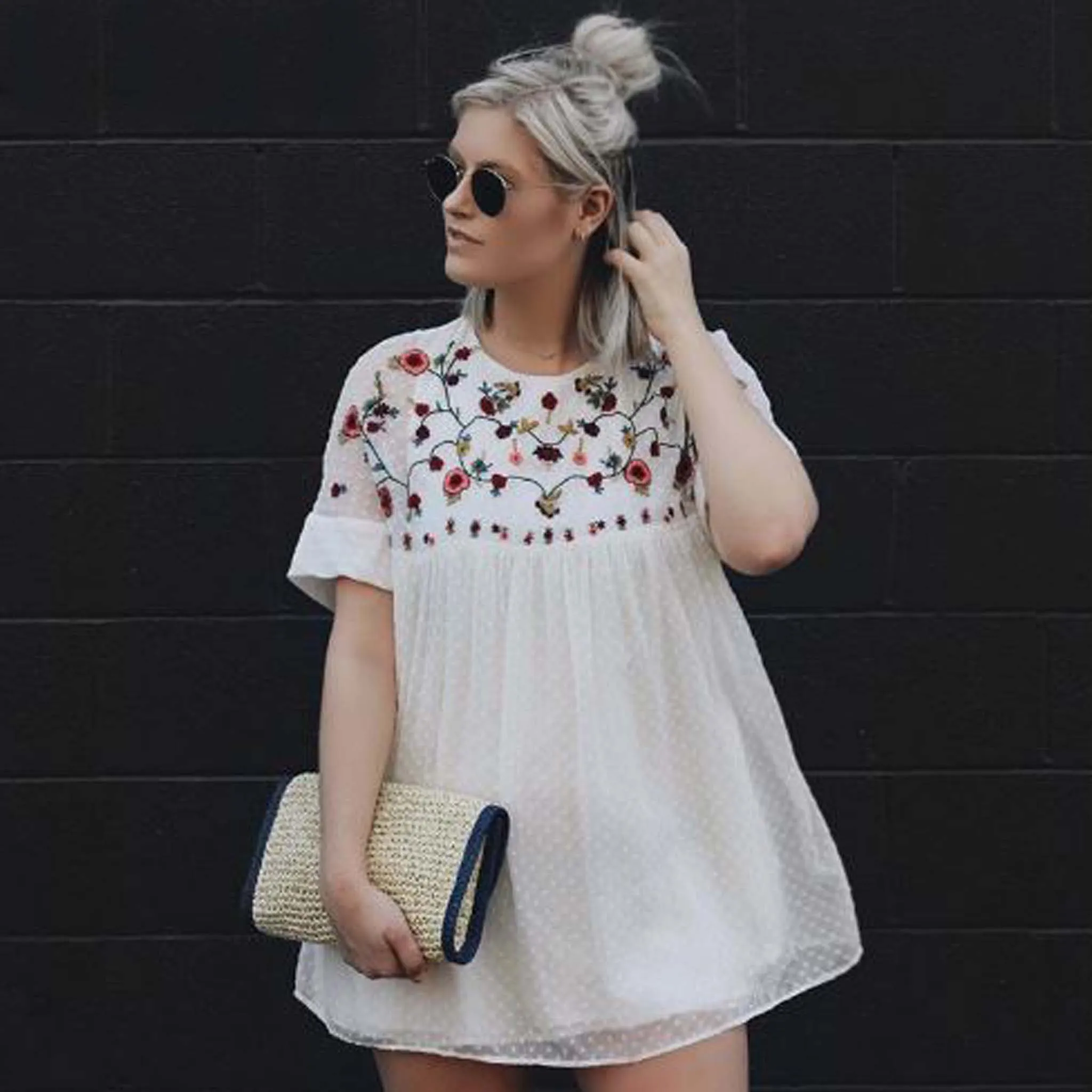 Wichita Embroidered Dress