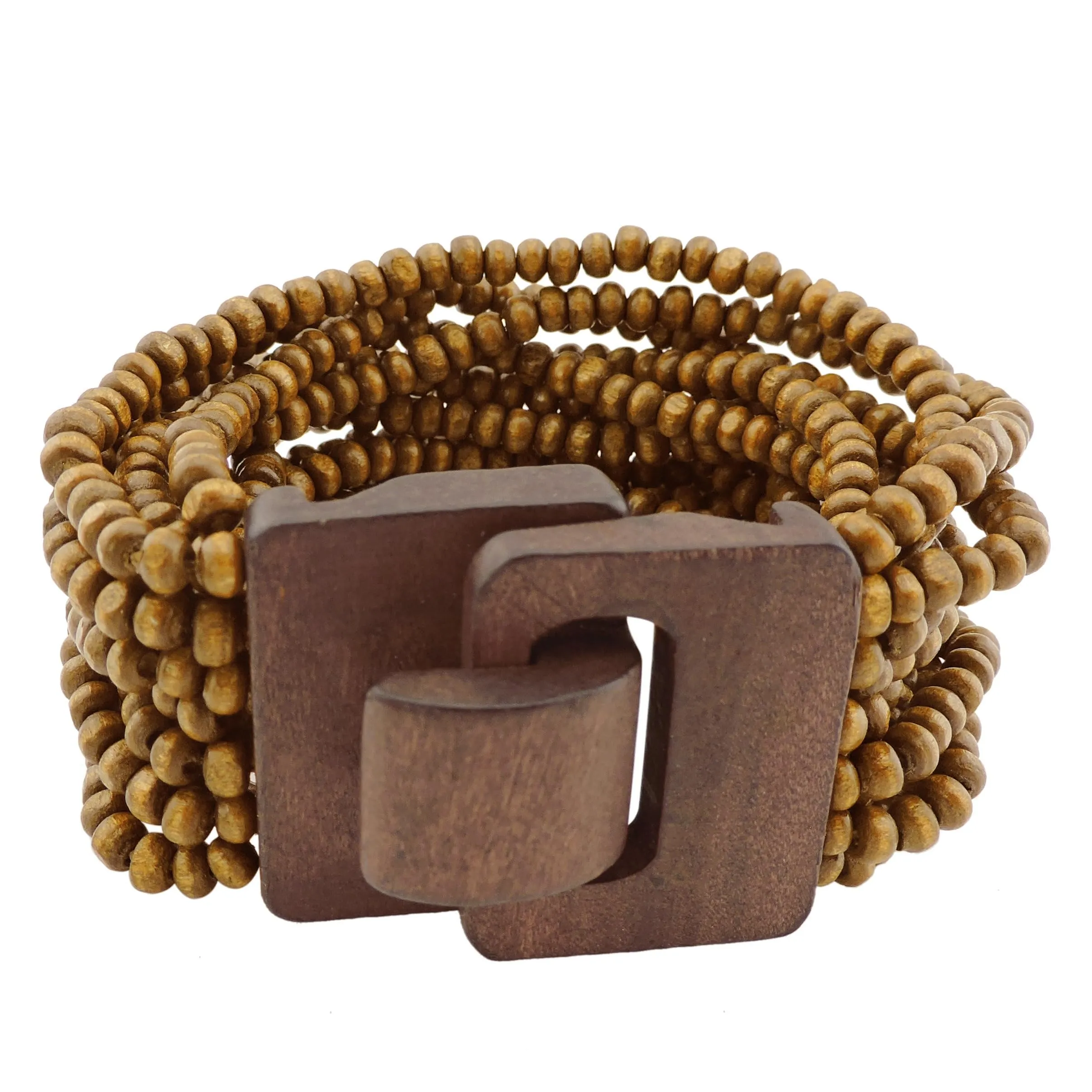 Wooden Beaded Bangle