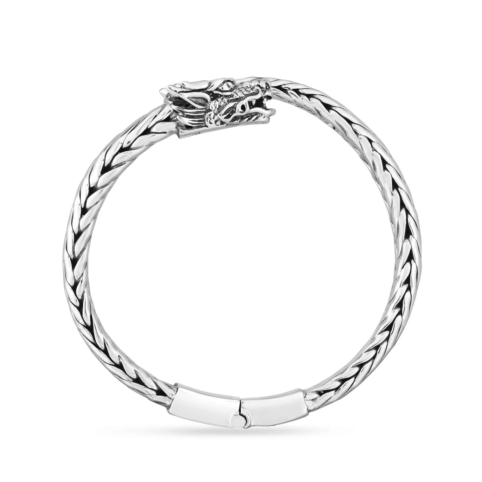 Woven Creatures Dragon Bangle