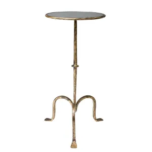 Xavier Drinks Table w/ Mirrored Top