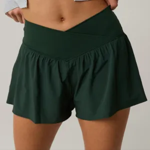 XXS,S: Aerie Crossover Flowy Stretch Shorts