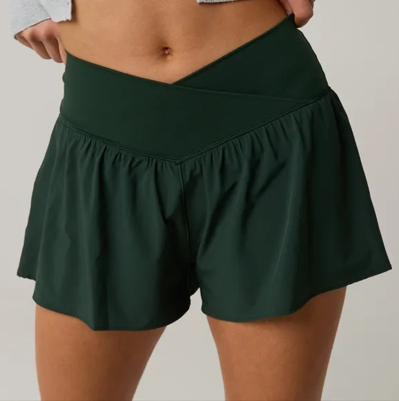 XXS,S: Aerie Crossover Flowy Stretch Shorts