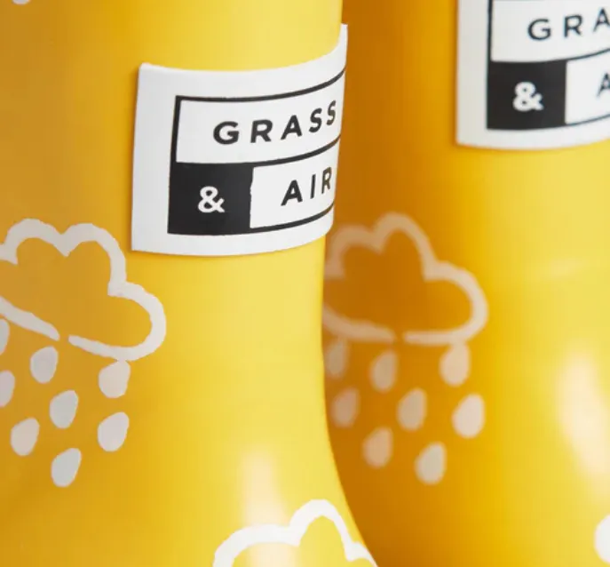 Yellow Colour-Changing Kids Wellies