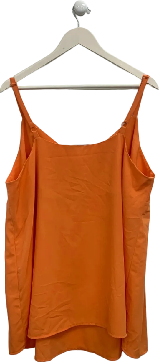 Yours Orange Cami Top UK 22-24