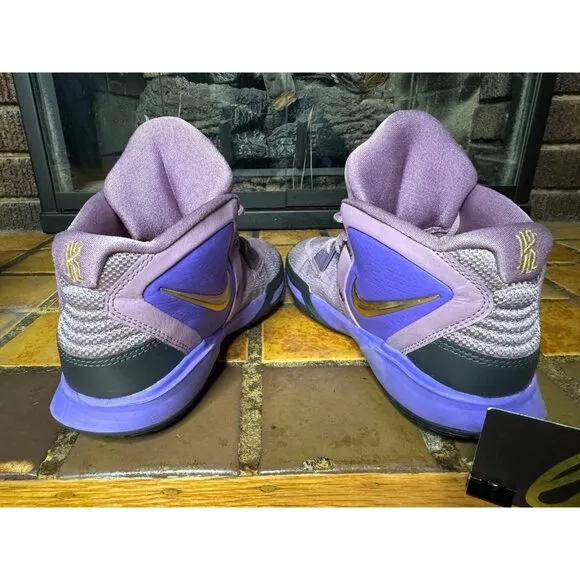 Youth 6.5y Nike Kyrie Infinity 8 Amethyst Wave Purple Gold Sneakers DD0334-500