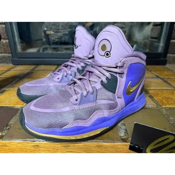 Youth 6.5y Nike Kyrie Infinity 8 Amethyst Wave Purple Gold Sneakers DD0334-500